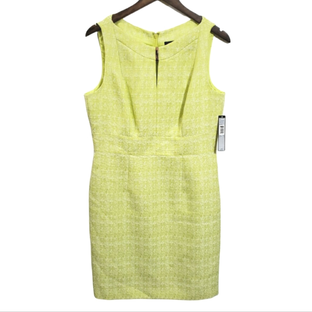 Tahari Jenni Keyhole Sheath Dress Women's Size 10 NWT